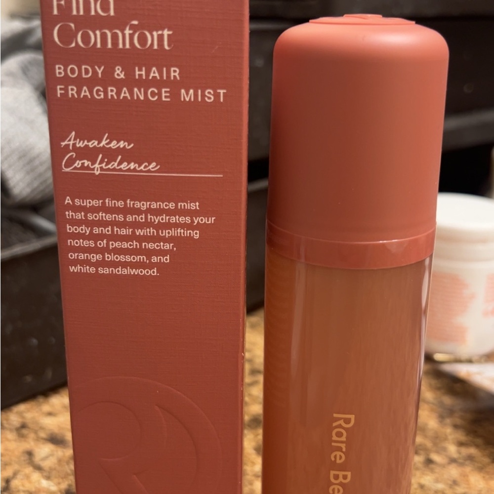 Rare Beauty Find Comfort Fragrance Mist in Warm Terracotta